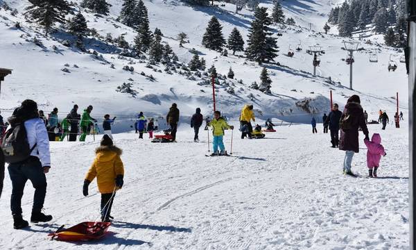 Αχαΐα: Το Χιονοδρομικό Κέντρο στα Καλάβρυτα έκοψε 7.000 εισιτήρια το Σαββατοκύριακο