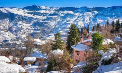 3 χιονισμένα χωριά της Πελοποννήσου γι' αυτό το Σαββατοκύριακο