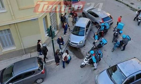 Οδηγός delivery τραυματίστηκε σε τροχαίο στην Πάτρα (photos)