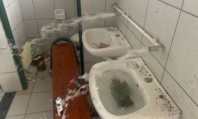 Σπάρτη: Βάνδαλοι μπούκαραν στο Σαϊνοπούλειο Γήπεδο κι έκλεψαν τις βρύσες! (photos)