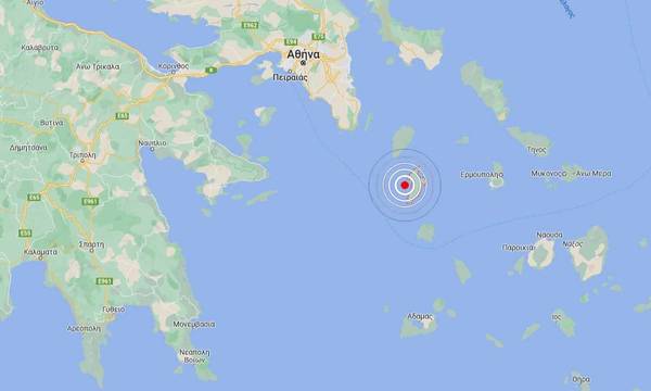 Σεισμός στην Κύθνο - Αισθητός στην Ανατολική Πελοπόννησο