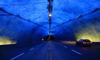To μακρύτερο οδικό τούνελ του κόσμου βρίσκεται στη Νορβηγία