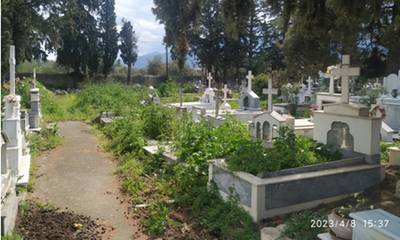«Α΄ Νεκροταφείο  Σπάρτης - Ζητείται φιλότιμο και απάντηση» (photos)