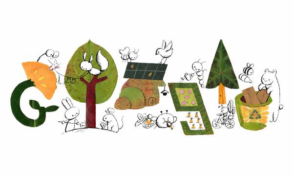 Παγκόσμια Ημέρα της Γης: H Google προειδοποιεί με doodle για την κλιματική αλλαγή