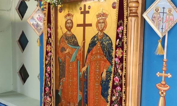 Ανήμερα των εκλογών, ο Καραβάς γιορτάζει τους Πολιούχους του Αγίους, Κωνσταντίνο και Ελένη!