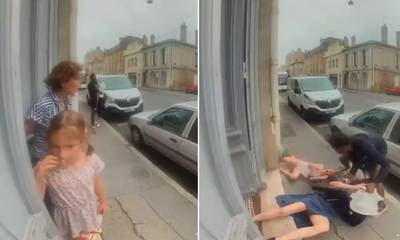 Γαλλία: Εικόνες σοκ από την επίθεση άνδρα σε γιαγιά και εγγονή έξω από το σπίτι τους