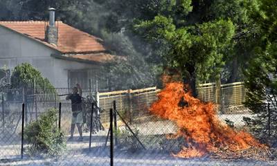Τάσος Σακελλαρίου: «Το μέτωπο είναι ενεργό, έχουν καεί κατοικίες» (video)