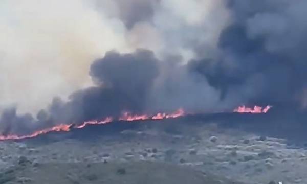 Σπάρτη: Μεγάλη φωτιά στο Πυρί