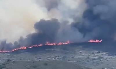Σπάρτη: Μεγάλη φωτιά στο Πυρί