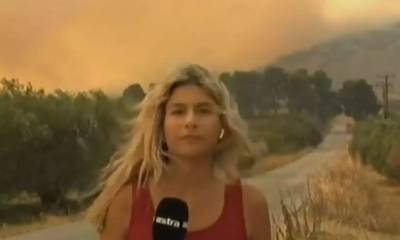 Συγκλονιστικό βίντεο: Το ωστικό κύμα της έκρηξης στη Νέα Αγχίαλο «παρέσυρε» δημοσιογράφο στον αέρα
