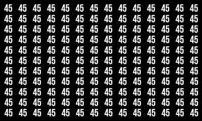 Κουίζ: Μπορείτε να εντοπίσετε τον αριθμό 46 σε 7 δευτερόλεπτα; (photo)