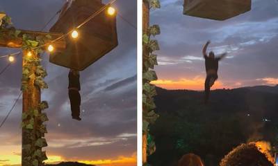 Άνδρας πέφτει από αερόστατο από ύψος 4 μέτρων