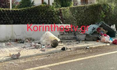 Αργολίδα: Σφοδρή σύγκρουση οχημάτων στο δρόμο Άργους – Στέρνας (photos)