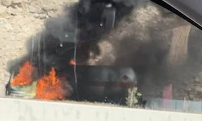 Αθηνών-Κορίνθου: Φωτιά σε βυτιοφόρο με γκάζι - Κλειστά και τα δύο ρεύματα κυκλοφορίας