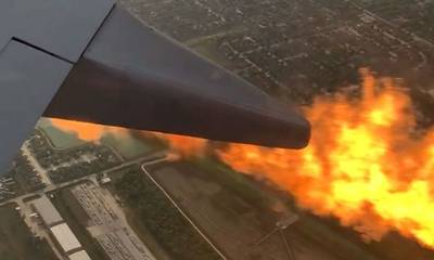 Αεροσκάφος τυλίχθηκε στις φλόγες λίγα λεπτά μετά την απογείωση