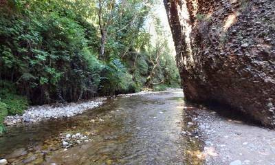 Σ.Π.Ο.Κ. «Ο Ευκλής»: Δροσερή ποταμοδιάσχιση στο φαράγγι Αντρωνίου