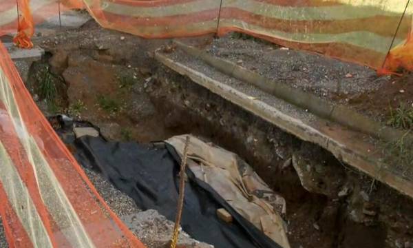 Σημαντικό αρχαιολογικό εύρημα αποκαλύφθηκε κατά τις εργασίες φυσικού αερίου στην Τρίπολη (video)