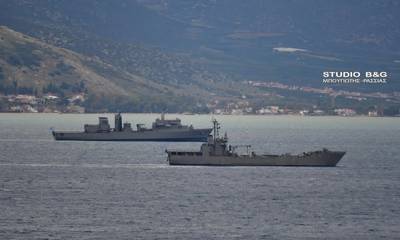 Δύο πλοία του Πολεμικού Ναυτικού στο Ναύπλιο