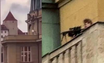 Βίντεο-σοκ από το μακελειό στην Πράγα -Φοιτητές πηδούν από παράθυρα για να γλιτώσουν από τον ένοπλο