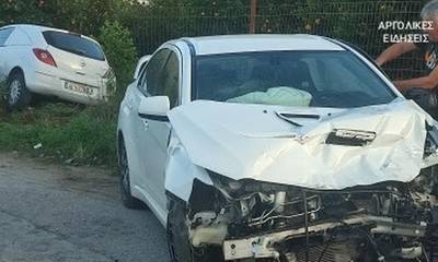 Αργολίδα: Δύο τραυματίες σε τροχαίο ατύχημα στην Τίρυνθα