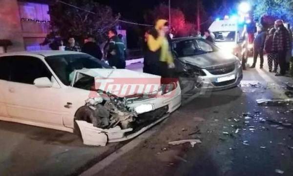 Σοκαριστικό τροχαίο στην Πάτρα: Σύγκρουση οχημάτων με ανατροπή στα Καμίνια -Ένας τραυματίας
