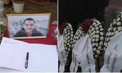 «Γιατί παλικάρι μου» - Θρήνος στην κηδεία του αστυνομικού που δολοφονήθηκε στη Θεσσαλονίκη