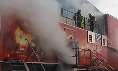 Ευτυχώς ήταν άσκηση - Αντιμετώπισαν πυρκαγιά σε πόλη της Λακωνίας (video)