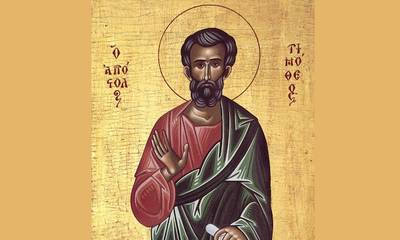 Αγιολόγιο - Σήμερα εορτάζει ο Άγιος Τιμόθεος ο Απόστολος