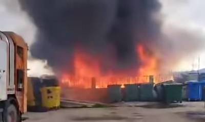 «Έβαλαν φωτιά για να κάψουν το εργοτάξιο του δήμου Βέλου - Βόχας»