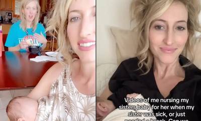 Viral: Influencer θηλάζει το μωρό της αδελφής της και διχάζει το TikTok - Άνοιξε ολόκληρη συζήτηση
