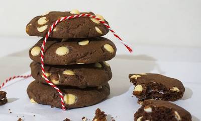 Μαλακά μπισκότα με φουντούκι και σοκολάτα