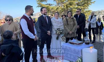 Καλάβρυτα: Γάμος στο Εκκλησάκι του Χιονοδρομικού (photos)