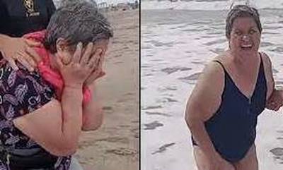 Η συγκινητική αντίδραση μιας 72χρονης που βλέπει για πρώτη φορά τη θάλασσα -Η απίστευτη ατάκα της