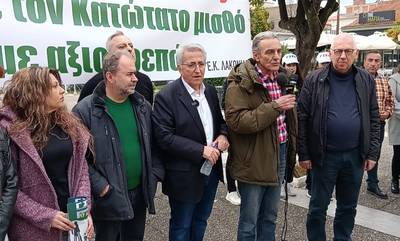 Σπάρτη: Πραγματοποιήθηκε η δράση ενημέρωσης της ΓΣΕΕ -  Παρών ο Γιάννης Παναγόπουλος (photos)