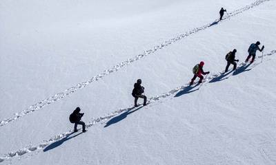 Aρκάδες Ορειβάτες μένουν άφωνοι στην κορυφή του Χελμού (photos)