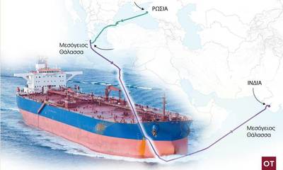 Υπό Ρωσική κατοχή ο Λακωνικός κόλπος; «Γέφυρα» διακίνησης πετρελαίου προς την Ινδία
