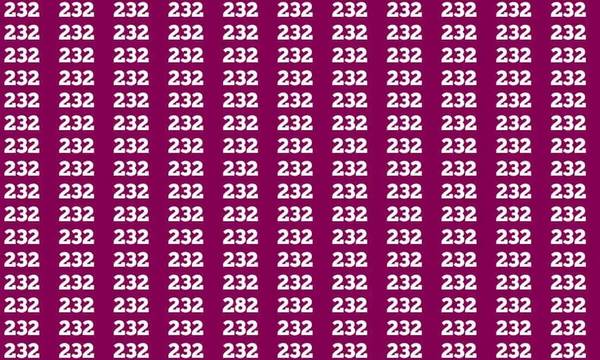 Οπτική ψευδαίσθηση που «ζαλίζει»: Μπορείτε να βρείτε τον αριθμό 282;