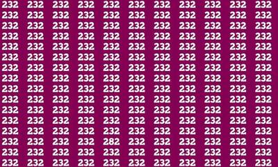 Οπτική ψευδαίσθηση που «ζαλίζει»: Μπορείτε να βρείτε τον αριθμό 282;