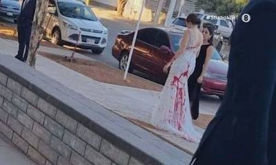 Πεθερικά στο Μεξικό πέταξαν κόκκινη μπογιά στη νύφη (video)