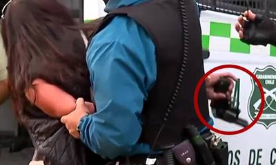 Κρατούμενη πήρε το όπλο αστυνομικού στη Χιλή και άρχισε να πυροβολεί σε ζωντανή μετάδοση (video)
