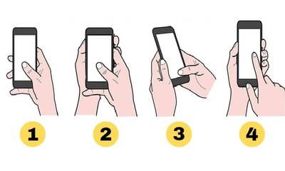 Τεστ προσωπικότητας: Πώς κρατάτε το κινητό σας; Δείτε τι αποκαλύπτει για τον χαρακτήρα σας