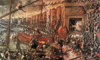 Η 4η Σταυροφορία και η πρώτη άλωση της Κωνσταντινούπολης