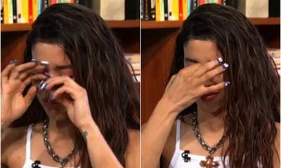 Η Μαρίνα Σάττι ξέσπασε σε κλάματα κατά τη διάρκεια τηλεοπτικής εκπομπής (video)