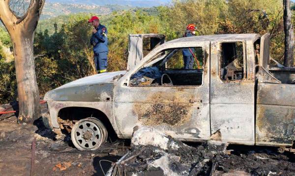 Λακωνία: Πρόλαβαν τα χειρότερα στον Άγιο Νικόλαο Σμύνους – Υπό έλεγχο η πυρκαγιά (photos)