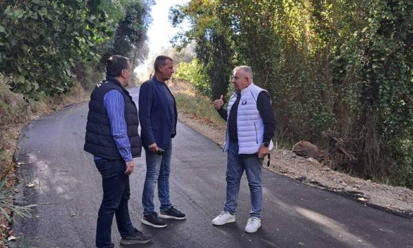 Σπάρτη: Ολοκληρώθηκε η ασφαλτόστρωση στον δρόμο του νέου αγωγού από τις πηγές της Τρύπης